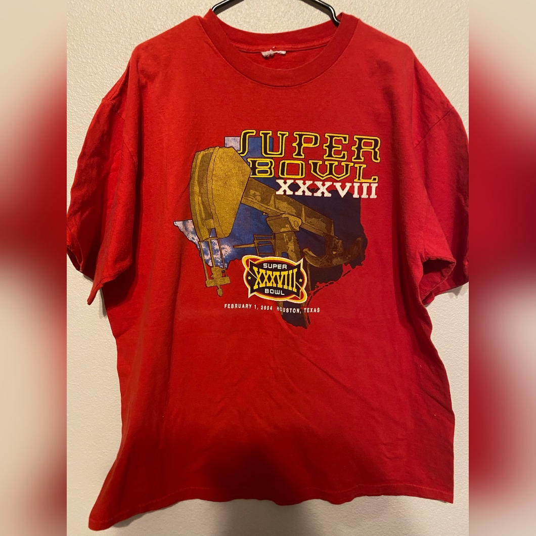 Houston Texas Super Bowl TShirt Super Bowl 38 Houston Texas Super Bowl TShirt Super Bowl 38